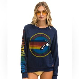 Aviator nation navy sweatshirt